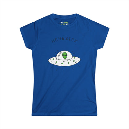 woman's tee-Homesick Funny UFO Woman's Tee-welovescifi.net