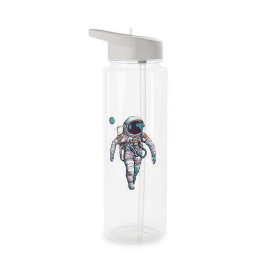 Space Art Astronaut Water Bottle - Just Jump Tritan Bottle