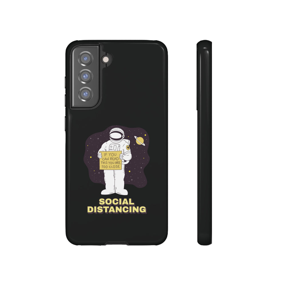 Social Distancing Astronaut Mobile Case