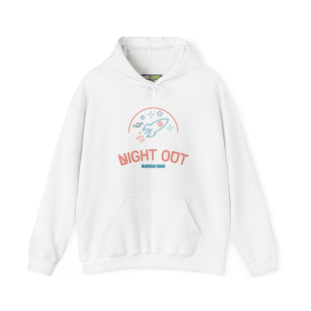 retro sci-fi hoodie-Night Out Neon Retro Sci-Fi Hoodie