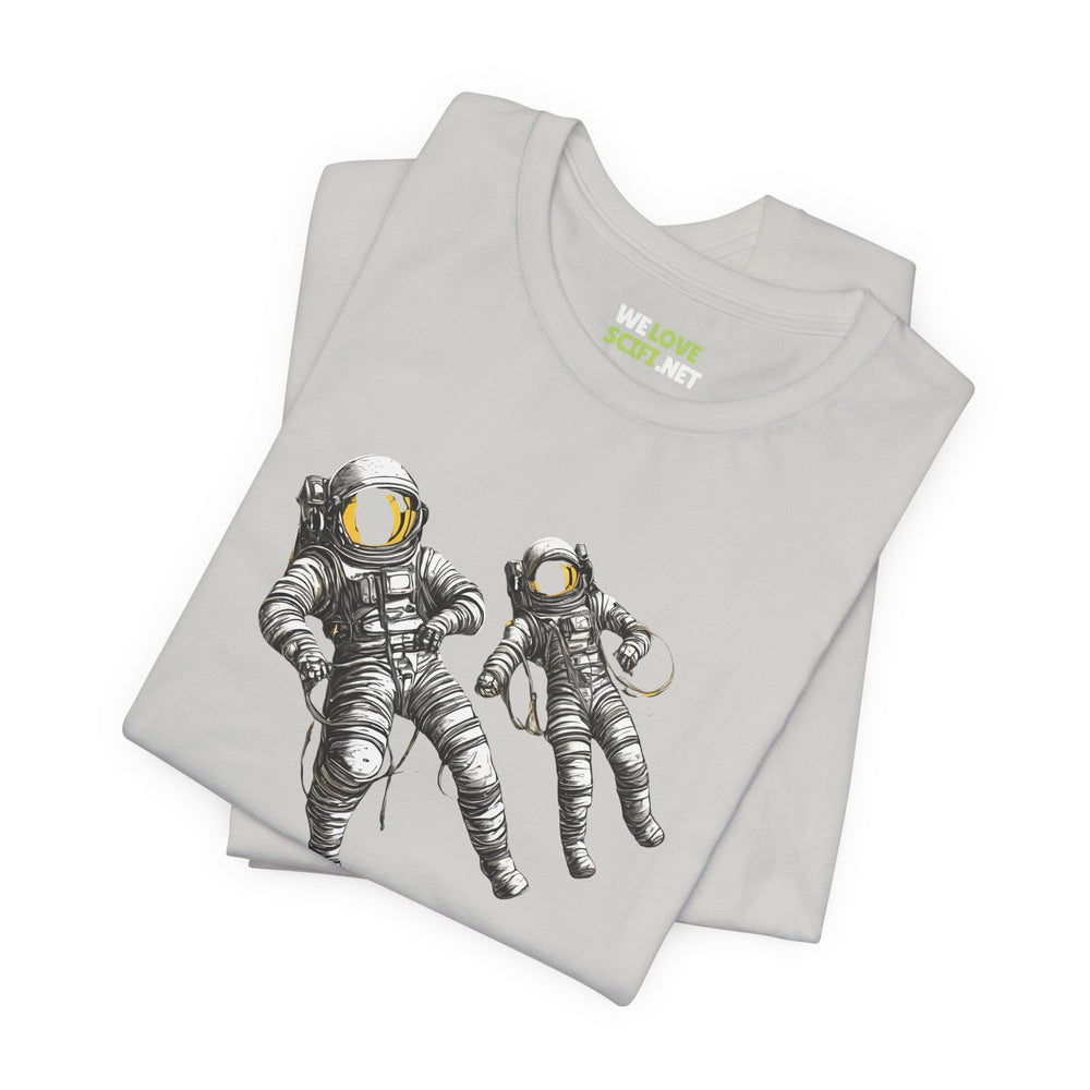 Astronauts Floating Sci-Fi T-Shirt-welovescifi.net