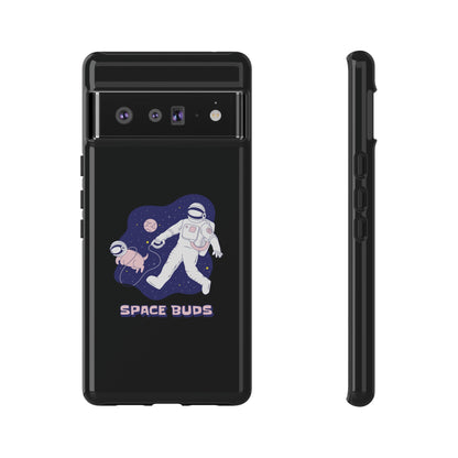 Buds Mobile Cases Funny Sci-Fi Astronaut & Dog Pixel Covers