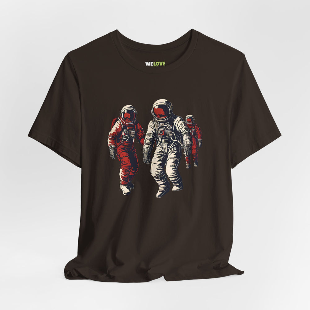 Astronauts In Red Sci-Fi T-Shirt-welovescifi.net