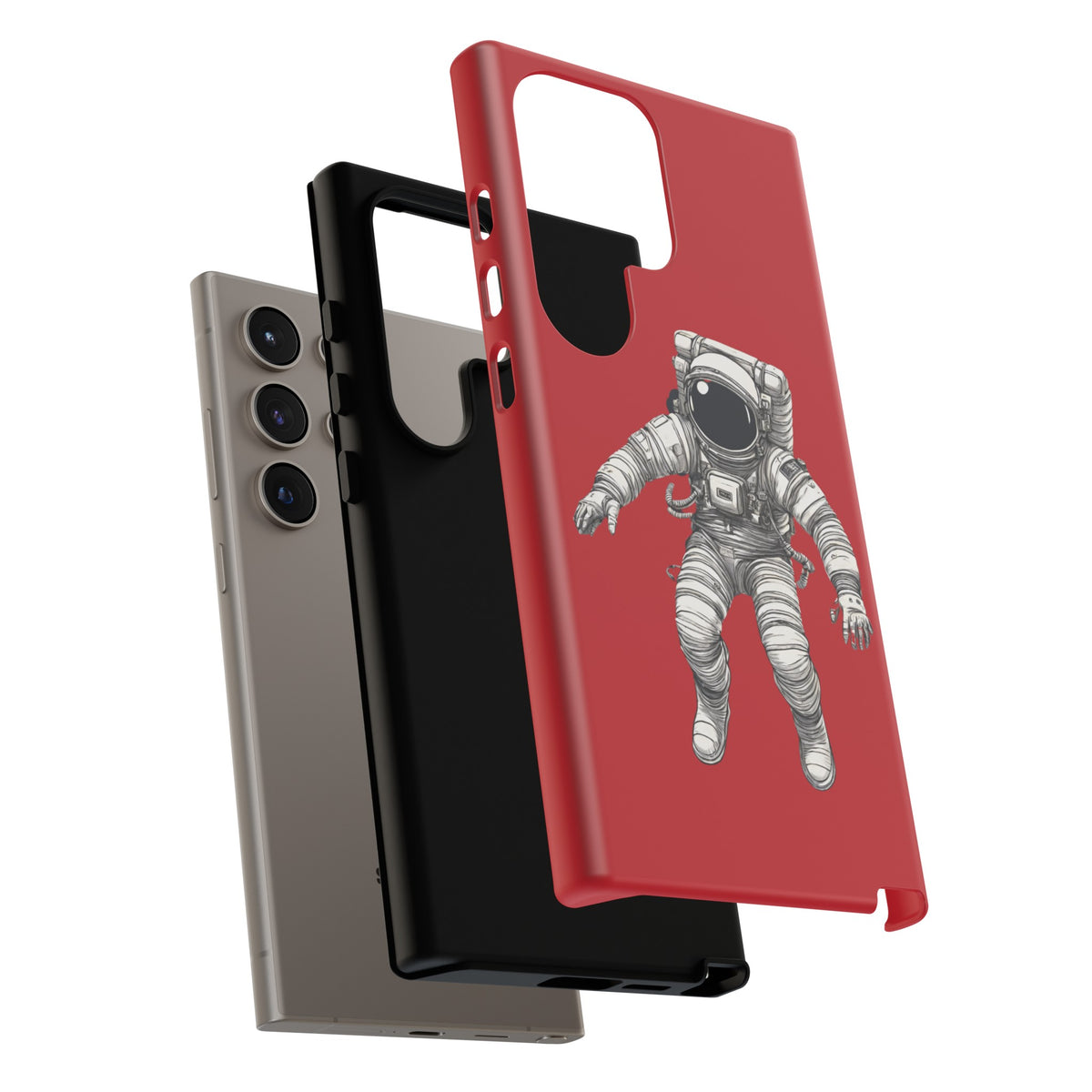 In Between Galaxies Astronaut Tough Galaxy Mobile Cases