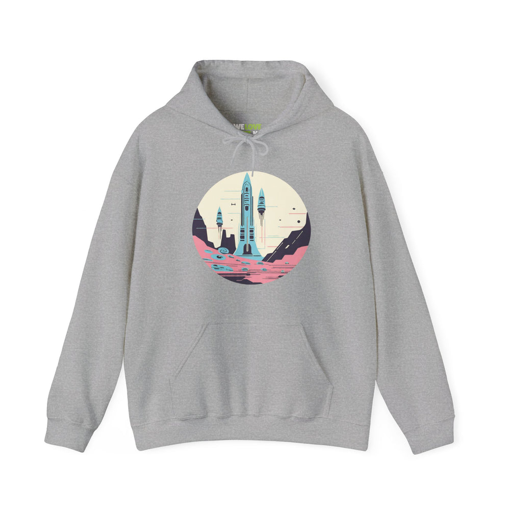 Space Art Hoodie - Sci-Fi Design for Space Enthusiasts