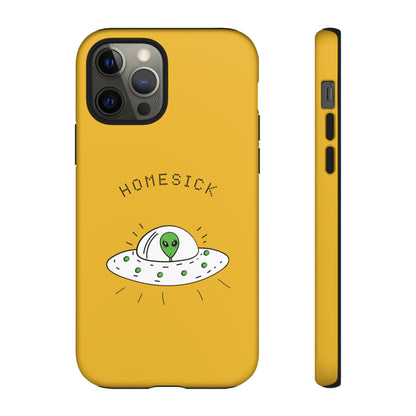 Funny UFO iPhone Cases Homesick Sci-Fi Tough Mobile Covers