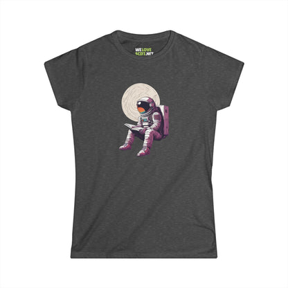 Space Art Tee - Astronaut Women's Shirt | Read That Book