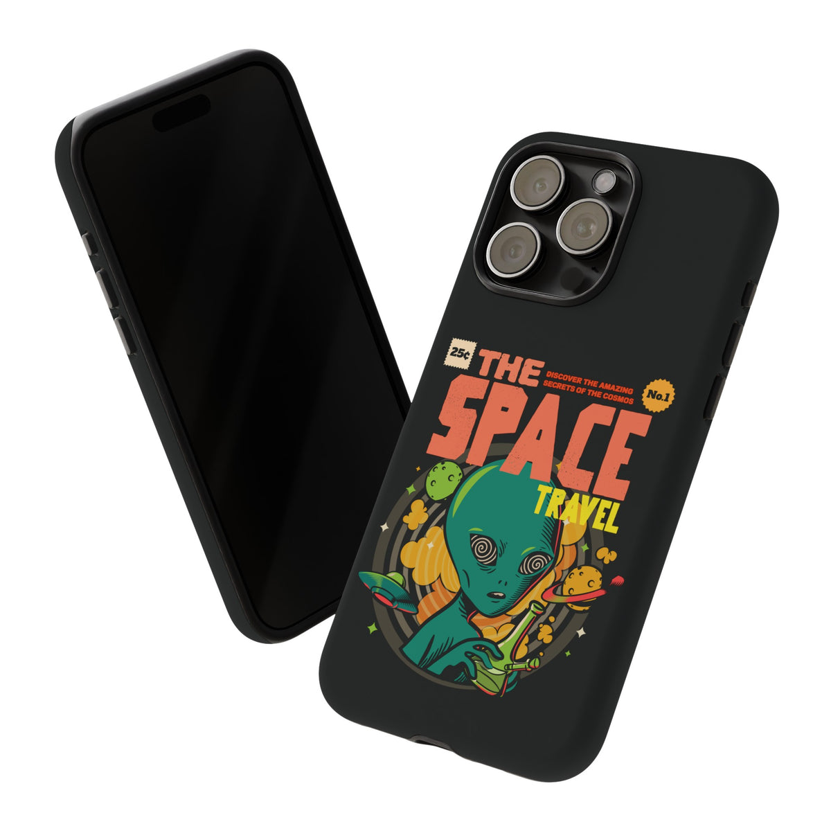 Sci-Fi Phone Case | Space Travel Comic UFO iPhone Cover