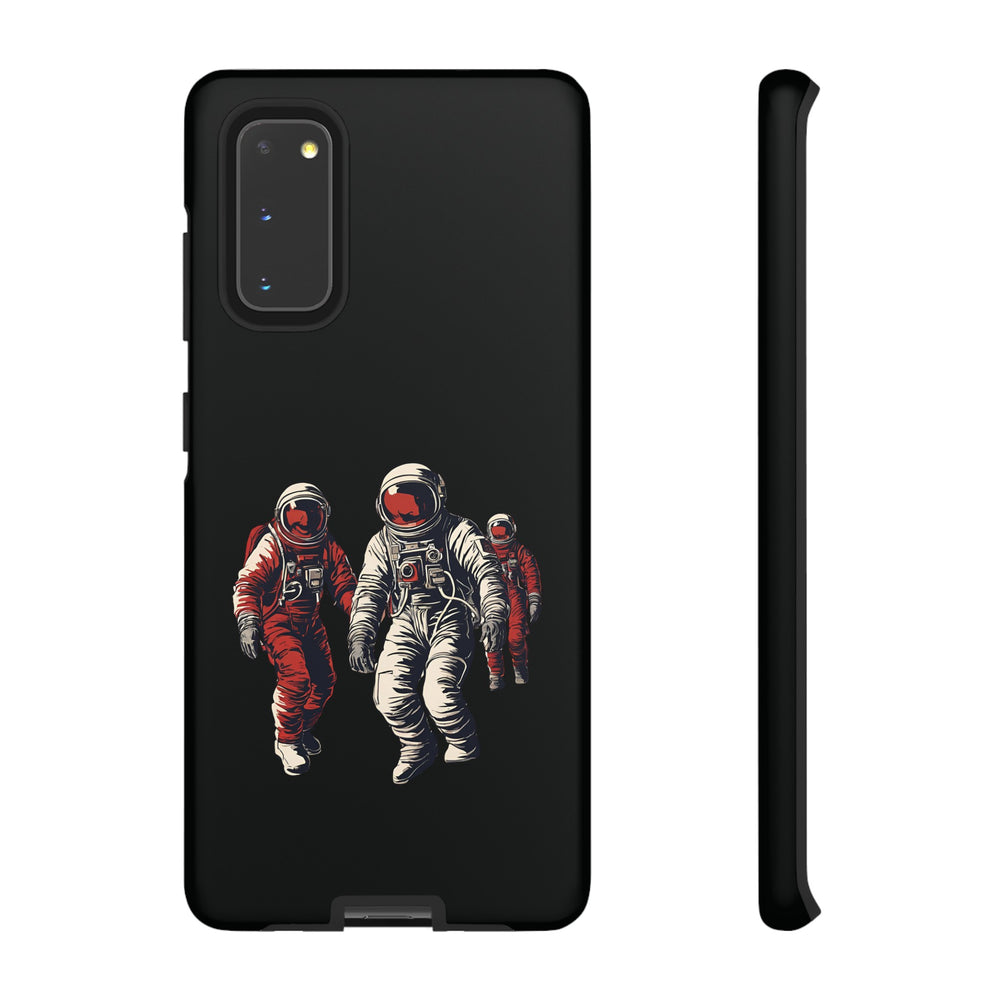 Astronauts In Red SpaceArt Tough Samsung Galaxy Mobile Cases