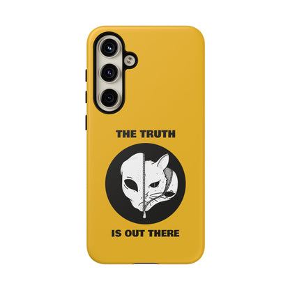 The Truth Is Outthere Funny Cat UFO Tough Samsung Galaxy Mobile Cases-welovescifi.net