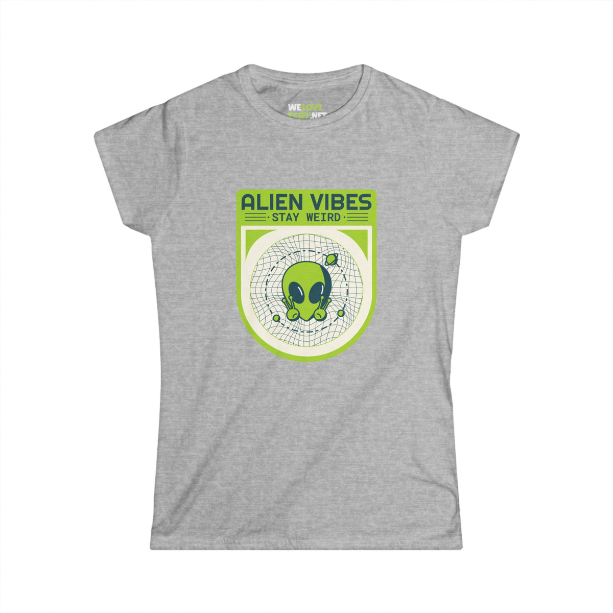 Alien Vibes UFO Woman's Tee-welovescifi.net