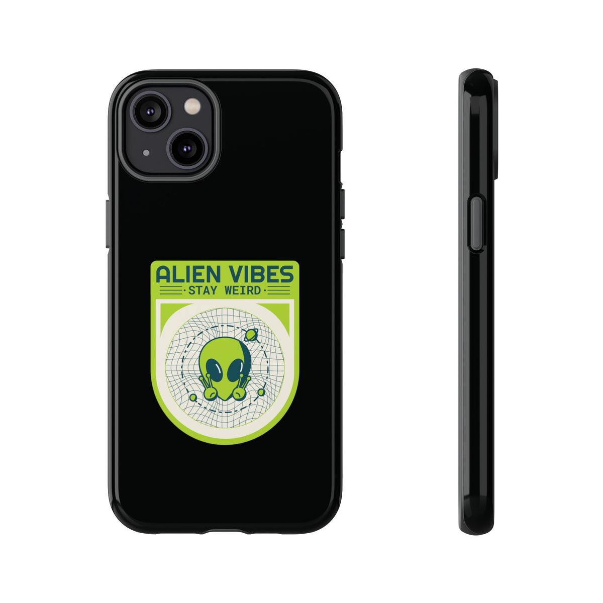 Stay Weird UFO Sci Fi Tough iPhone Mobile Cases WeLoveSciFi