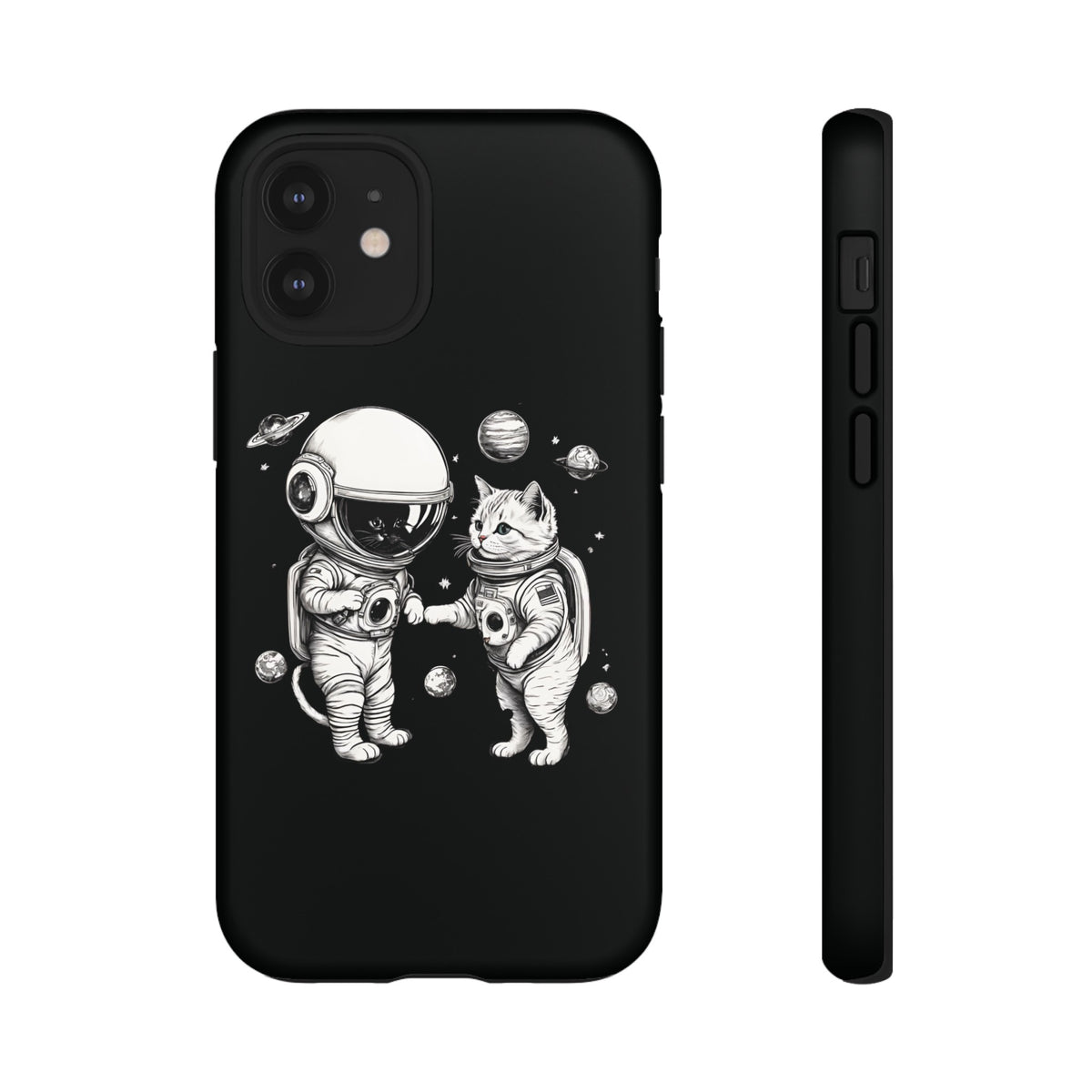 Space Kitties iPhone Cases Astronaut Cat Tough Mobile Cover