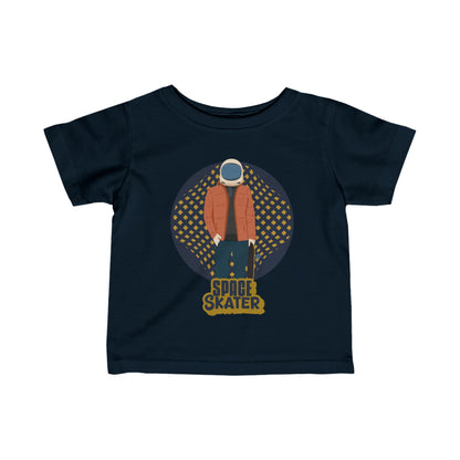 Space Skater Astronaut Infant Fine Jersey Tee