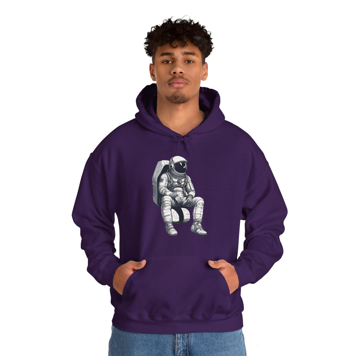 astronaut space art hoodie-Astronaut SpaceArt Sci-Fi Hoodie