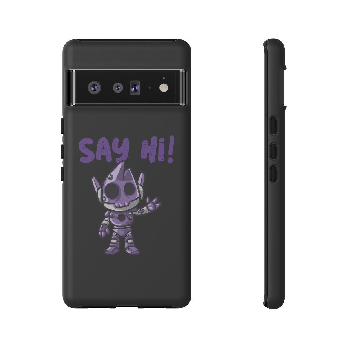 Funny UFO Sci-Fi Google Pixel Cases Say Hi Tough Mobile Case