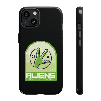 Aliens Research Secret Society UFO Sci-Fi iPhone Mobile Case