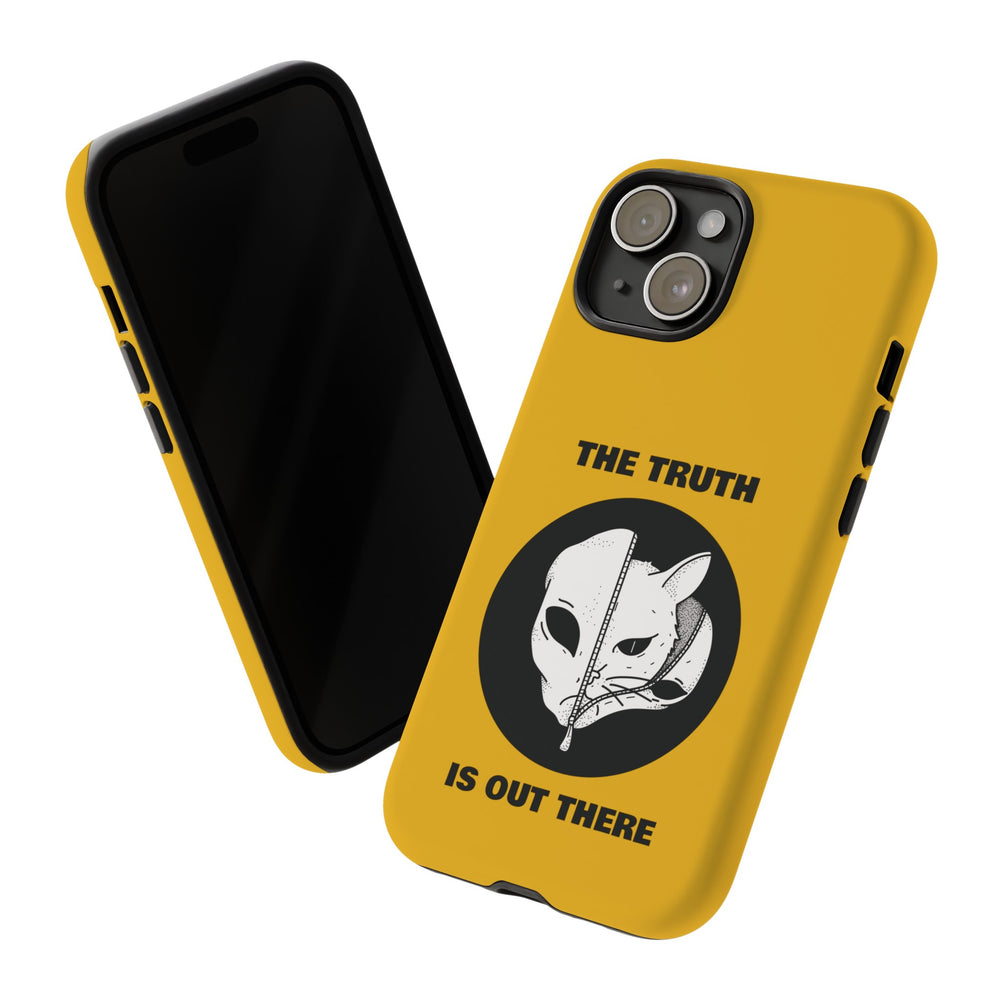 The Truth Is Outthere Funny Cat UFO Tough iPhone Mobile Cases-welovescifi.net