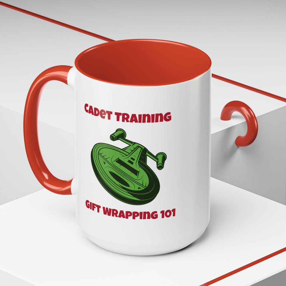 Cadet Training SciFi Funny Christmas Accent Mug-welovescifi.net