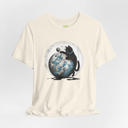 Space Player Cat Sci-Fi T-Shirt | WeLoveSciFi