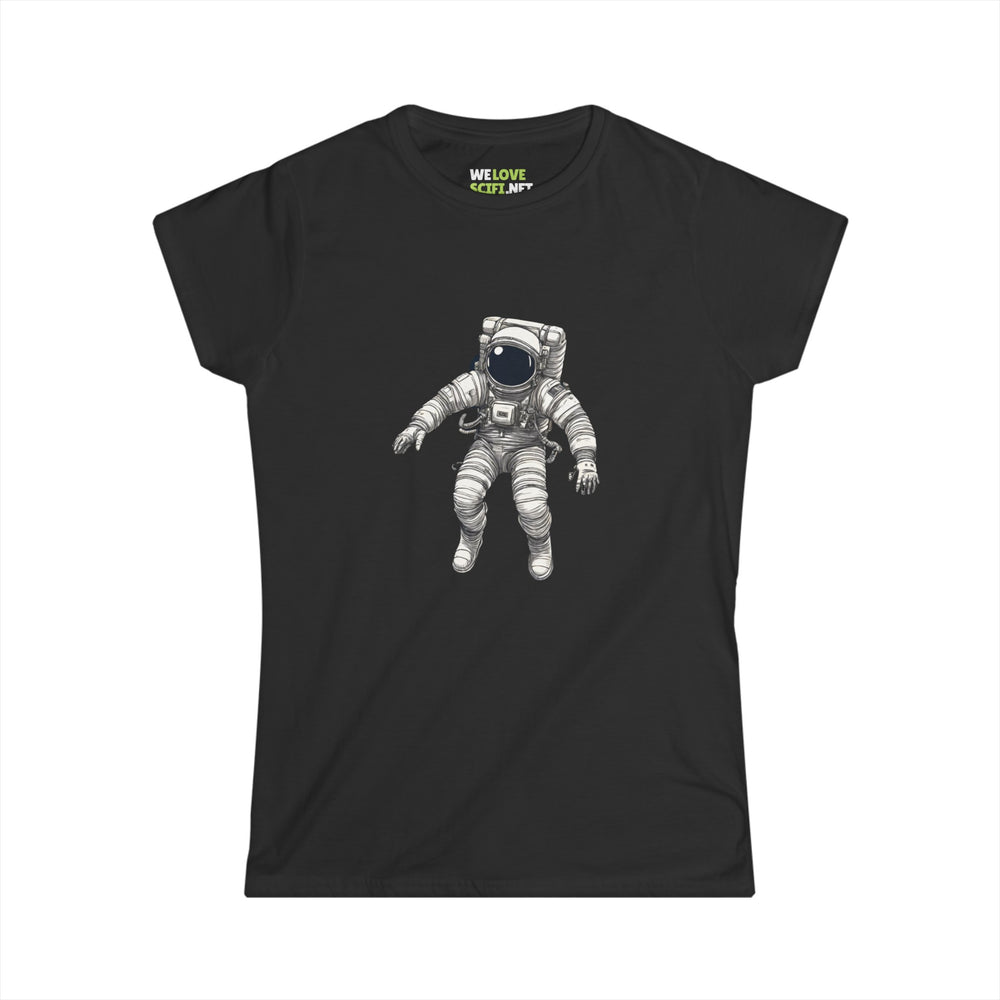 Galaxies with 'In Between Galaxies' Astronaut Women's Tee