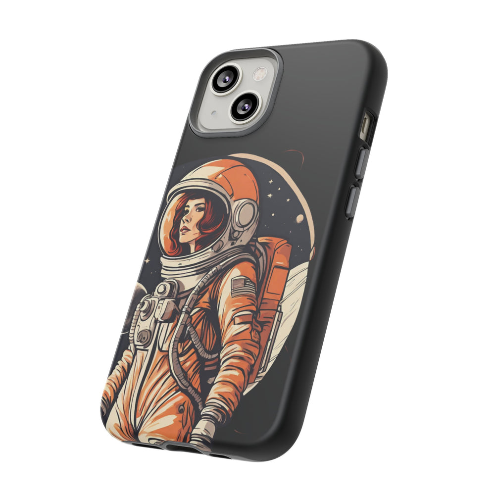 Spacegirl Astronaut Tough iPhone Mobile Cases WeLoveSciFi