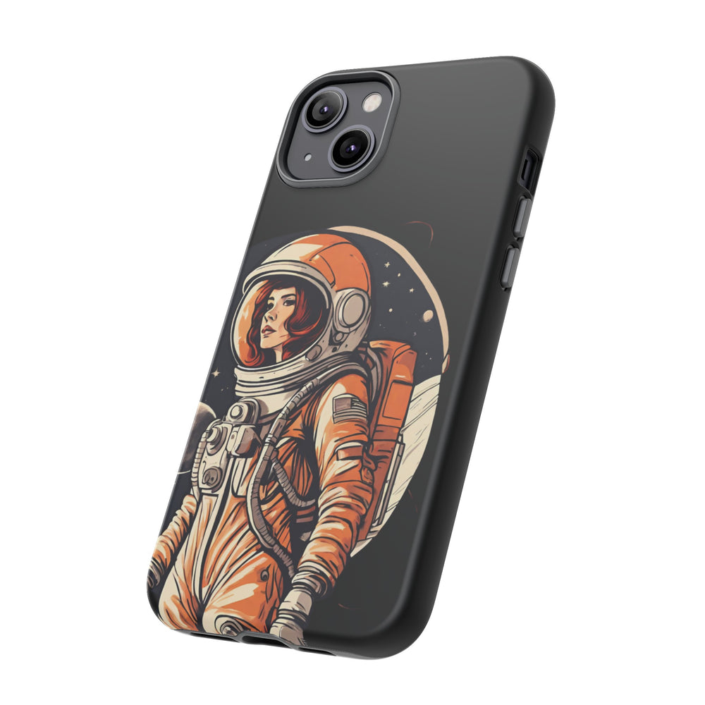 Spacegirl Astronaut Tough iPhone Mobile Cases WeLoveSciFi