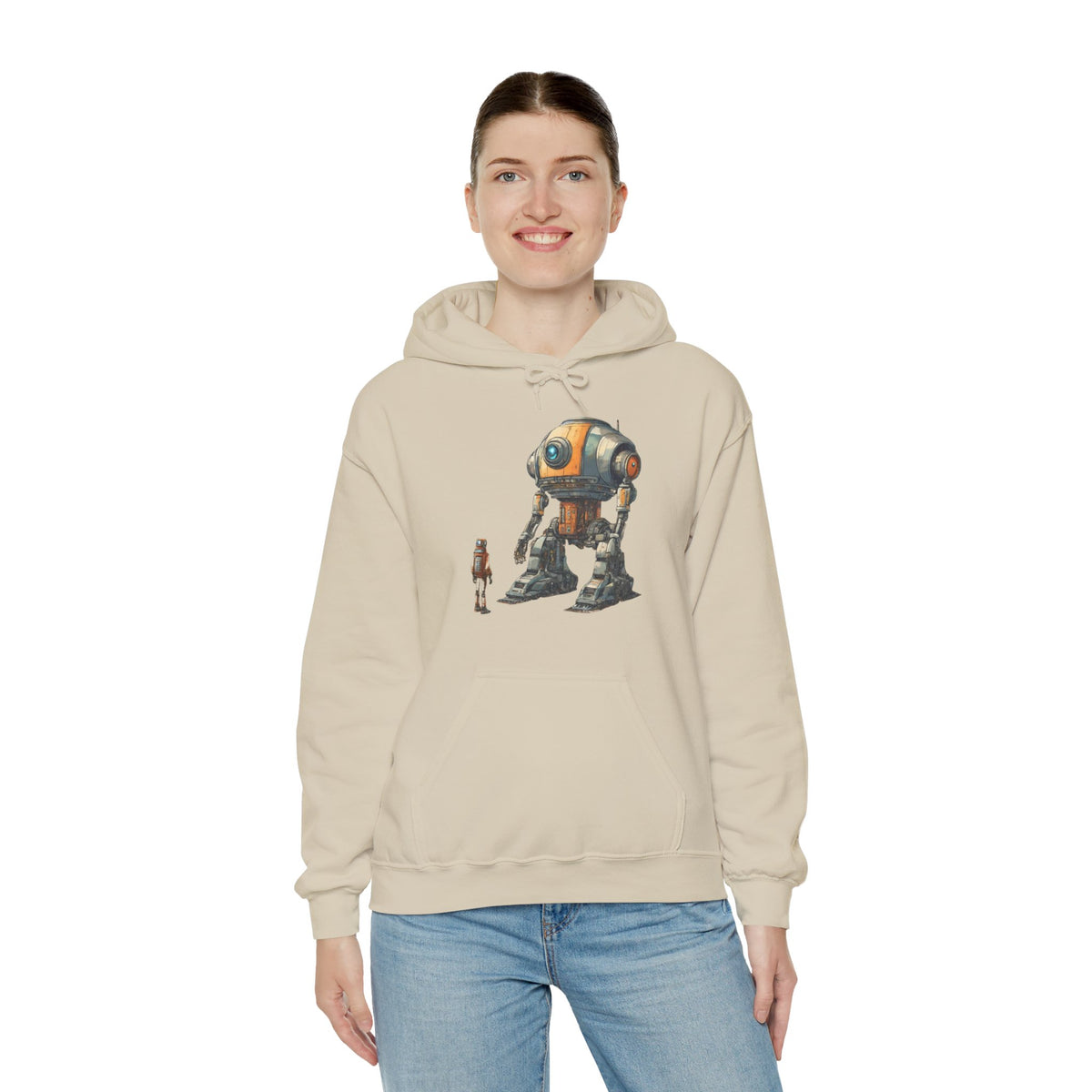 Robot Spaceart Hoodie - Sci-Fi Look at Me Hoodie WeLoveSciFi