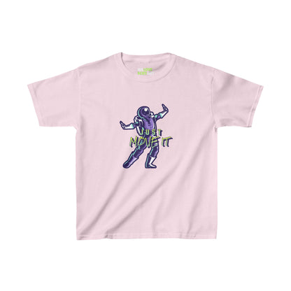 Just Move It Kids Astronaut Tee Heavy Cotton We Love Sci-Fi