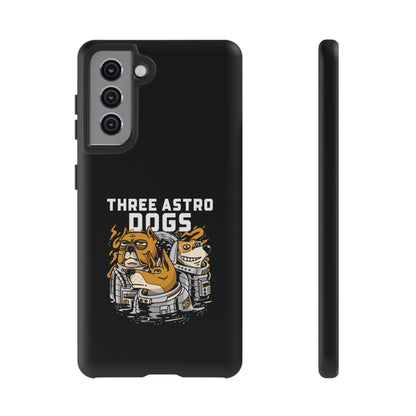 Three Astro Dogs Funny Sci-Fi Tough Samsung Galaxy Mobile Cases-welovescifi.net