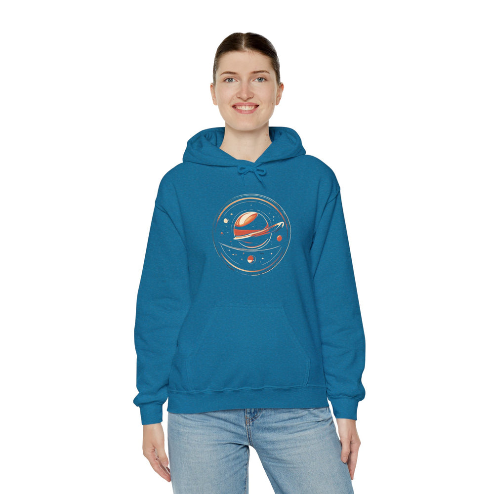 Space Art Hoodie - Spinning Around Sci-Fi Design