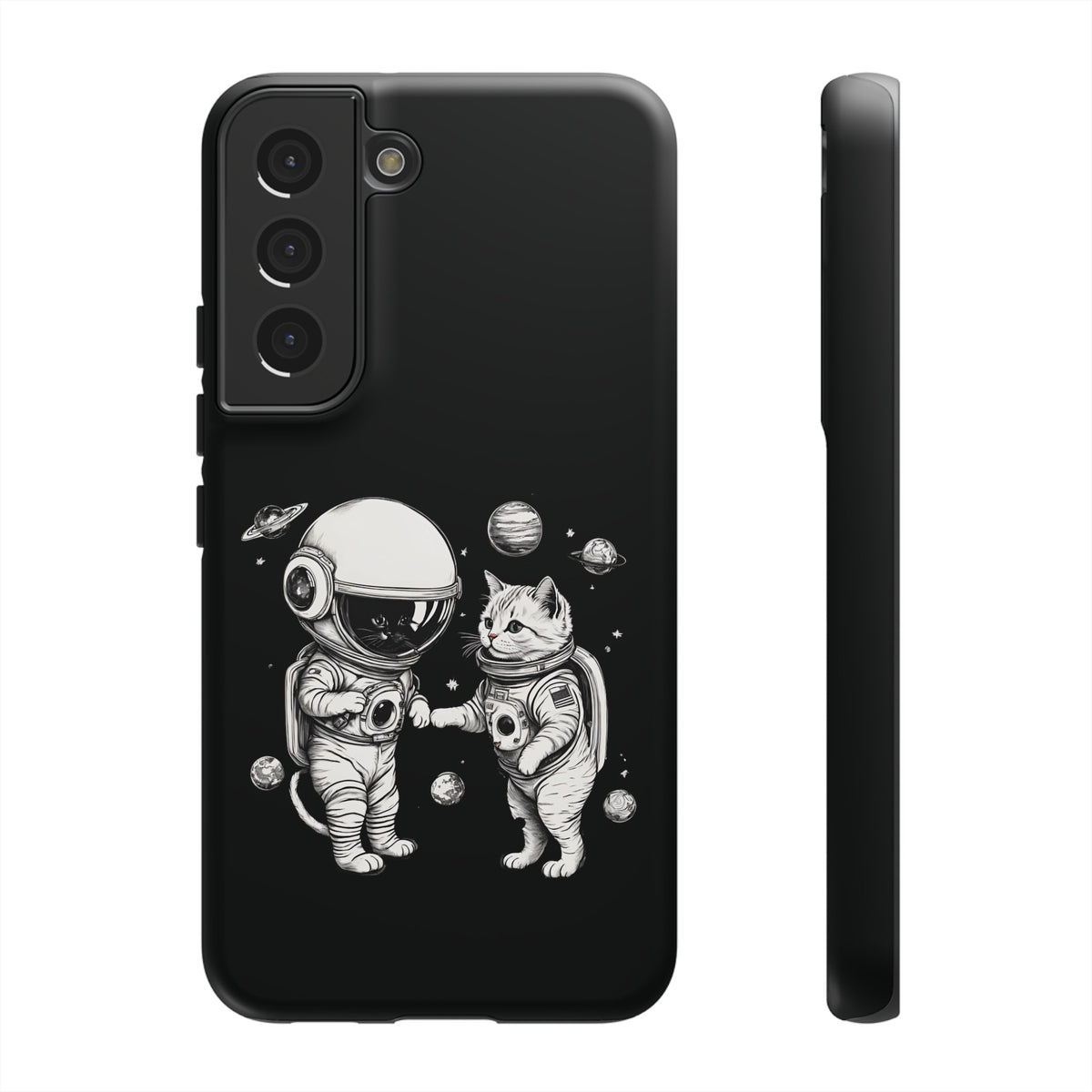 Space Kittie Samsung Galaxy Cases Tough Astronaut Cat Cover