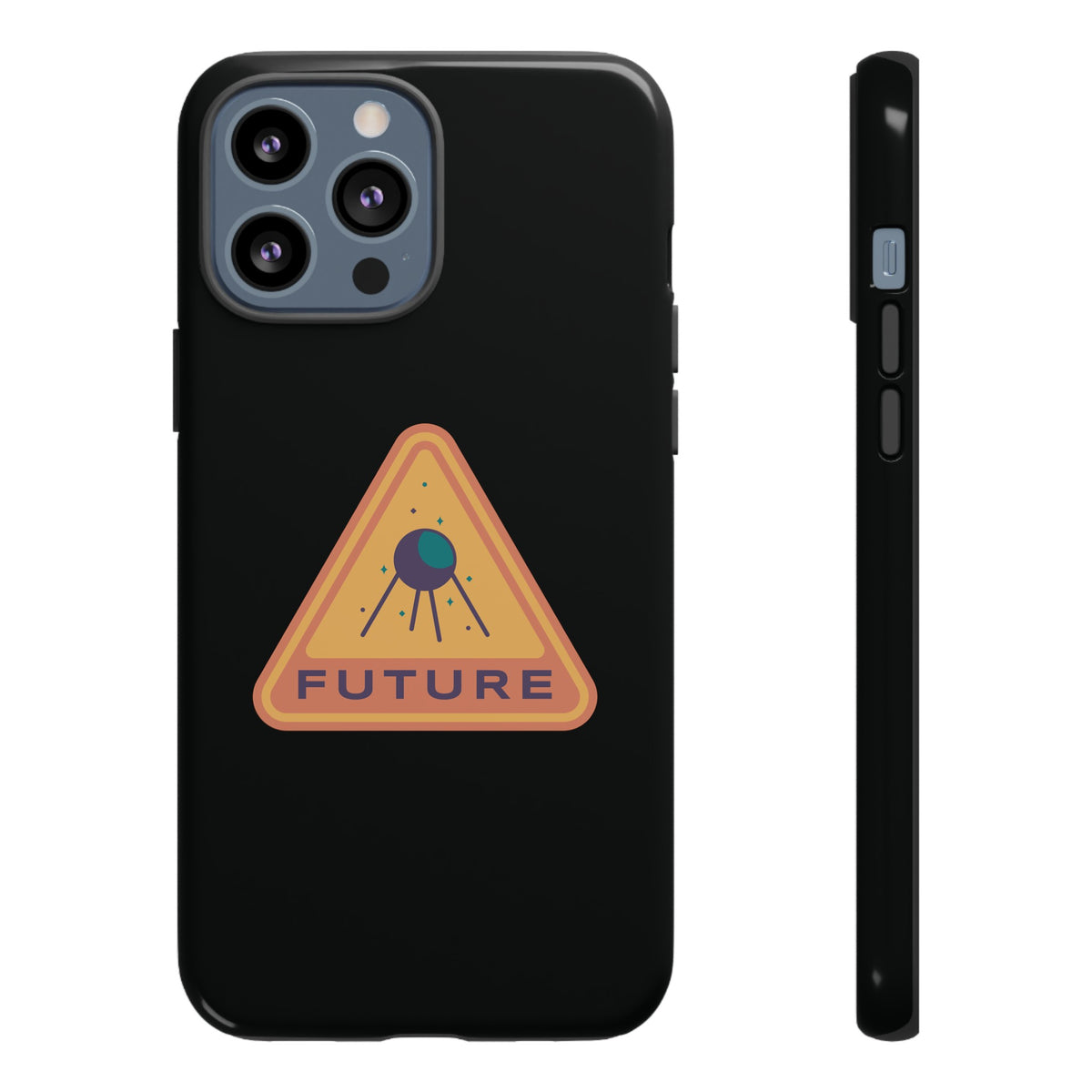 Future Retro Sign SciFi Tough iPhone Mobile Case-welovescifi