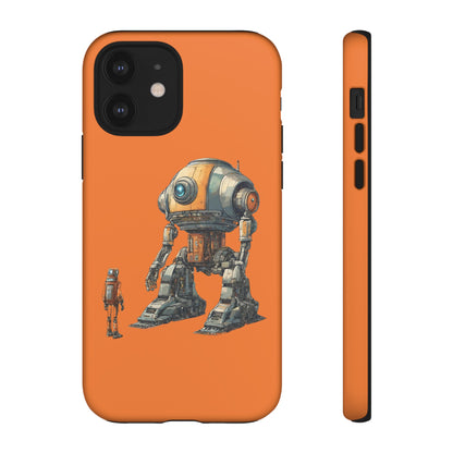 Robot Space Art iPhone Cases | Sci-Fi Tough Mobile Covers