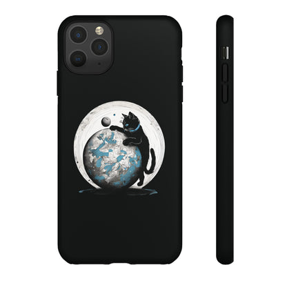 Space Player Cat Tough iPhone Mobile Cases - We Love SciFi