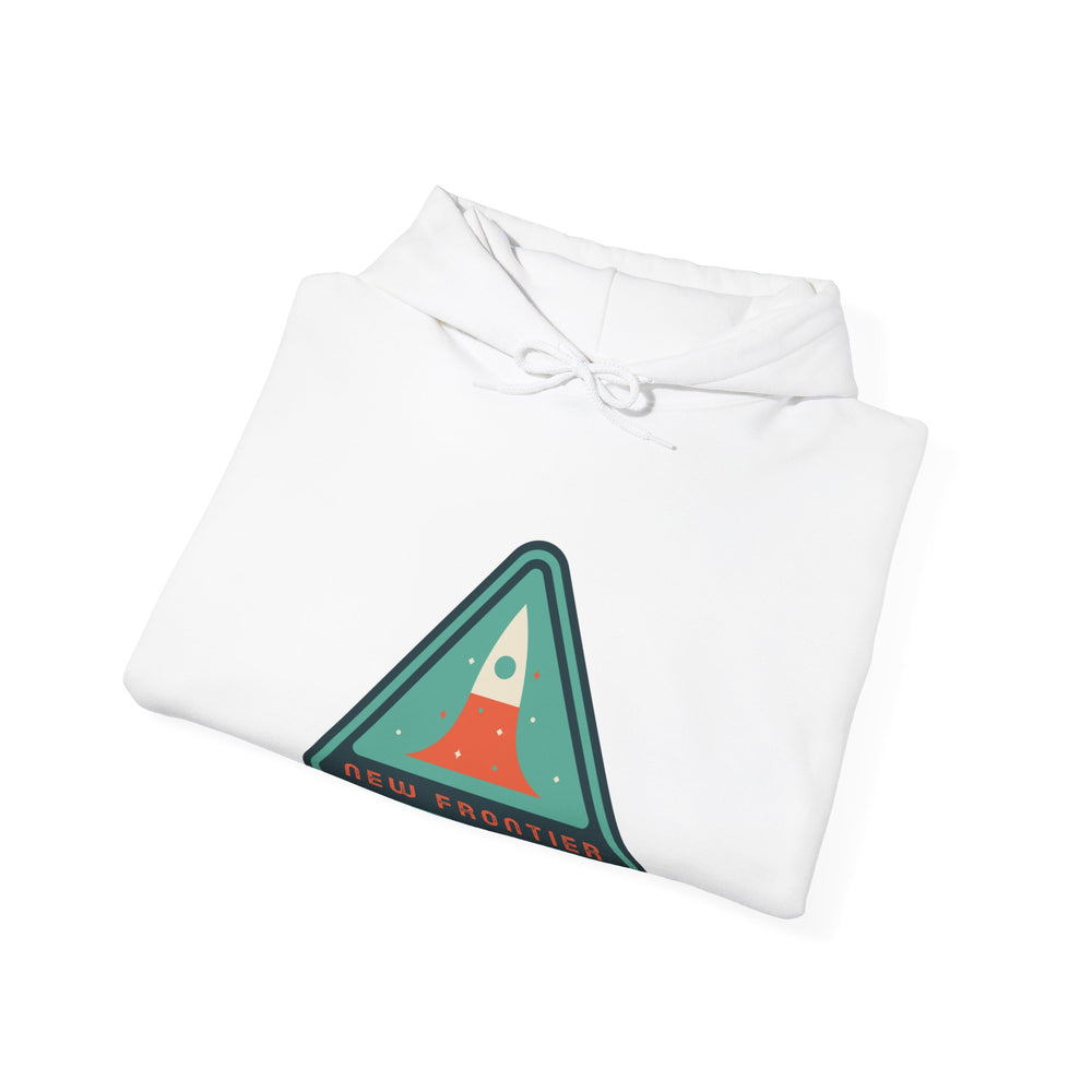 New Frontier Sign Retro Sci-Fi Hoodie | Retro Sci-Fi Hoodie