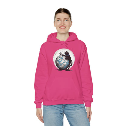 Space Player Cat Sci-Fi Hoodie - We Love Sci-Fi