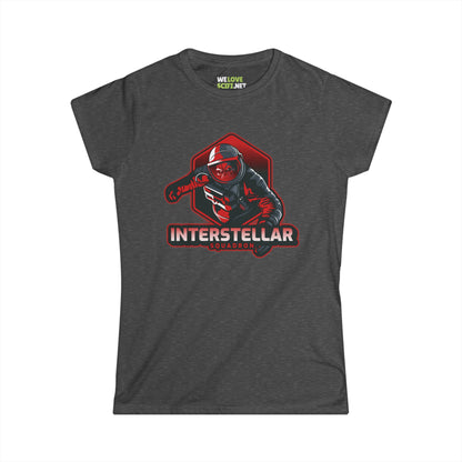 Interstellar Squadron Astronaut Woman's Tee WeLoveSciFi.net