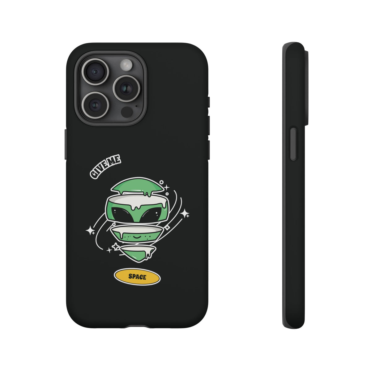 Space Funny UFO Sci-Fi Tough iPhone Mobile Cases-welovescifi