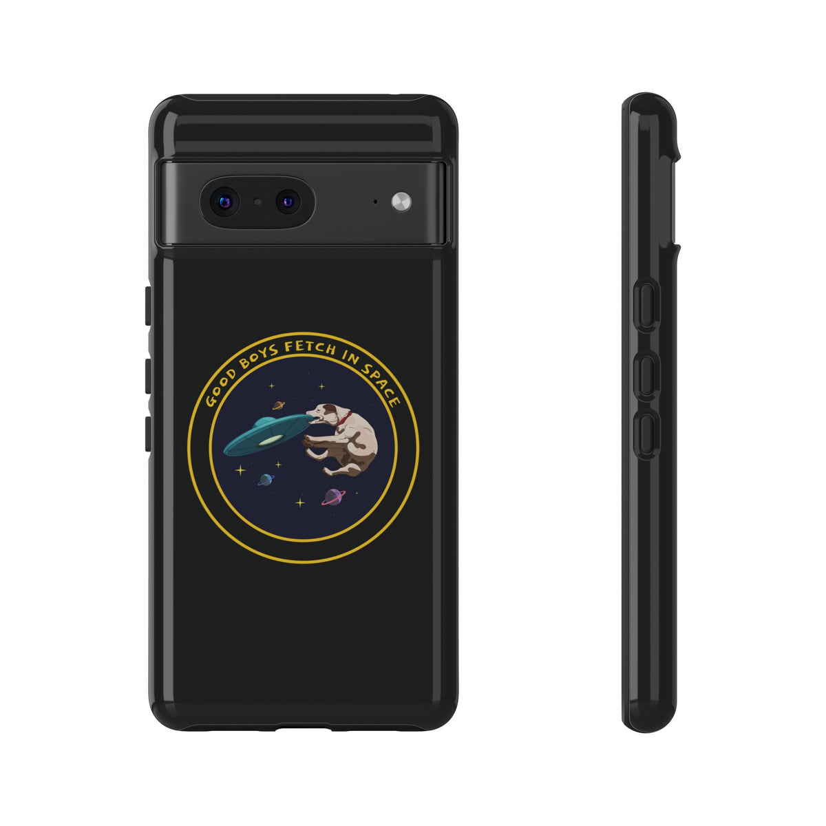 Boy Fetch In Space Dog SciFi Tough Google Pixel Mobile Case