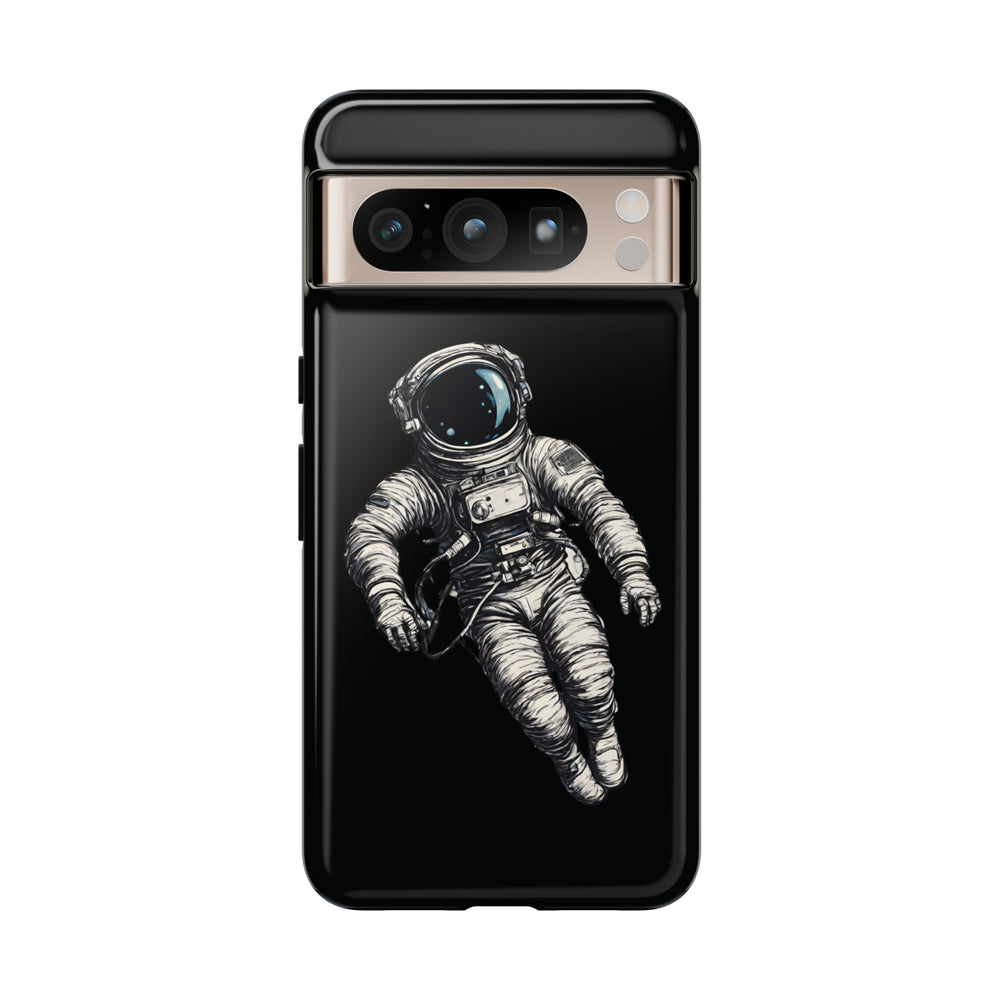 Floating Astronaut SpaceArt Tough Google Pixel Mobile Cases