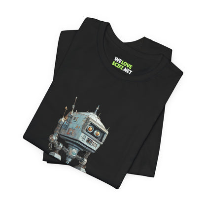 Get Out Of My Way Little Robot SpaceArt Sci-Fi T-Shirt