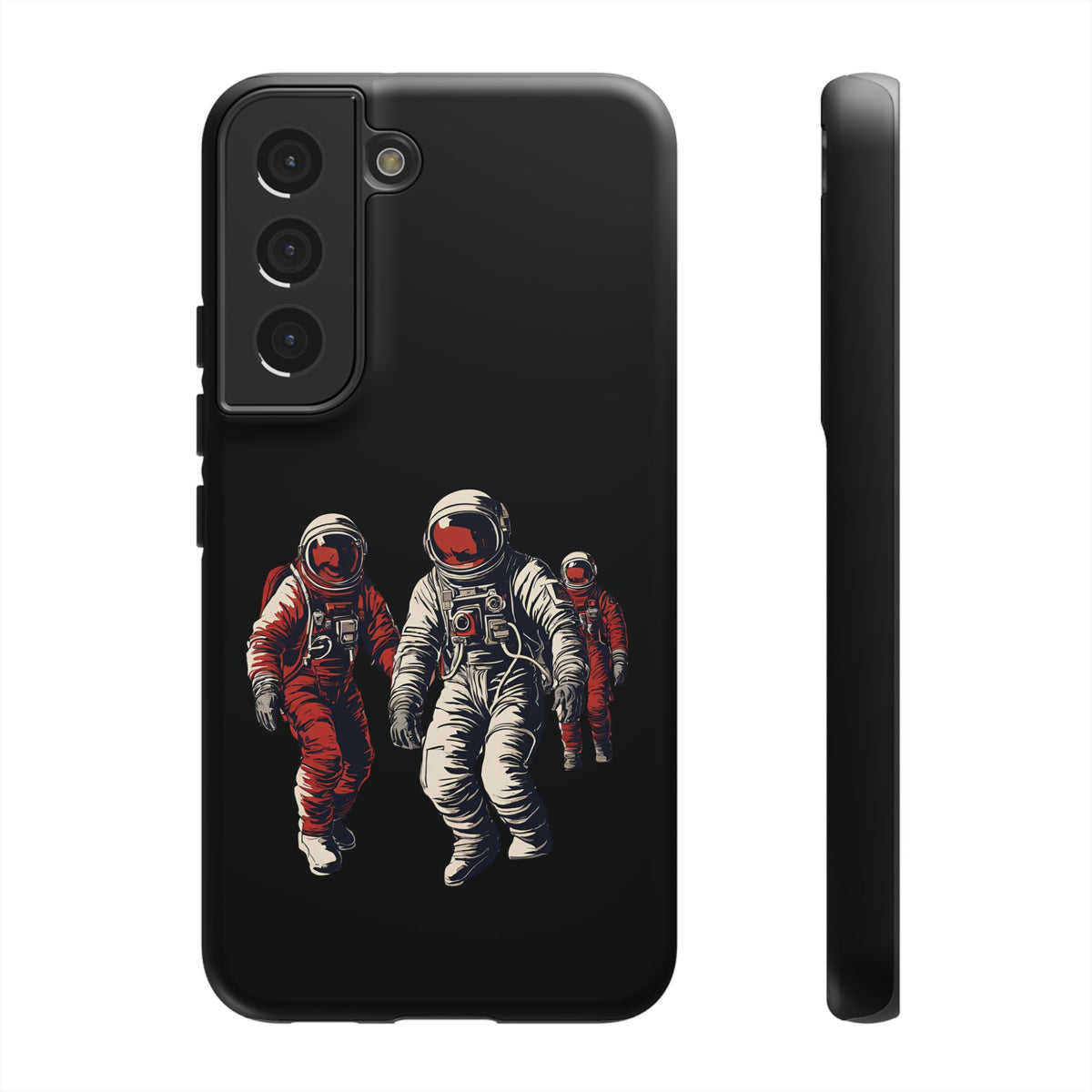 Astronauts In Red SpaceArt Tough Samsung Galaxy Mobile Cases