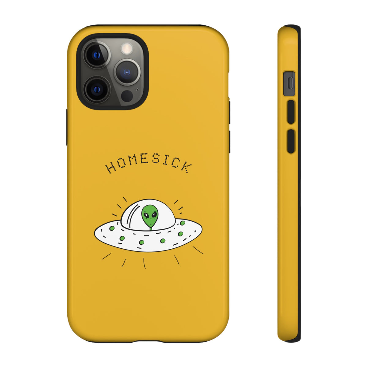 Funny UFO iPhone Cases Homesick Sci-Fi Tough Mobile Covers