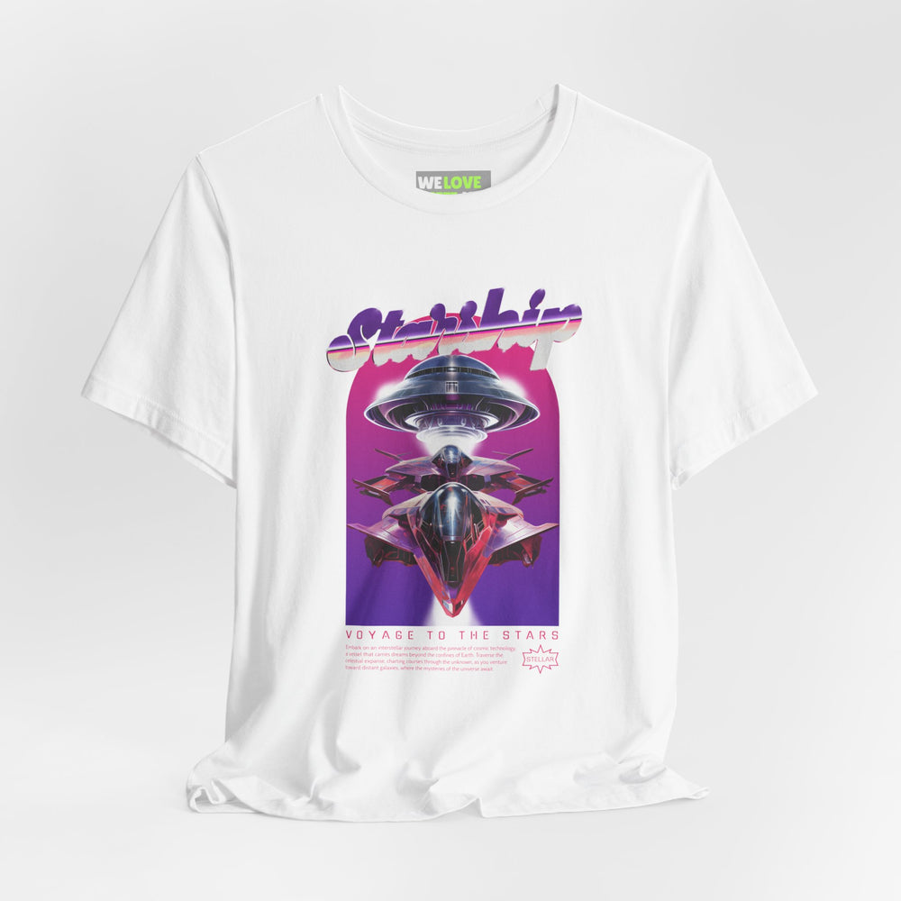 Starship Retro Sci-Fi T-Shirt | We Love Sci-Fi