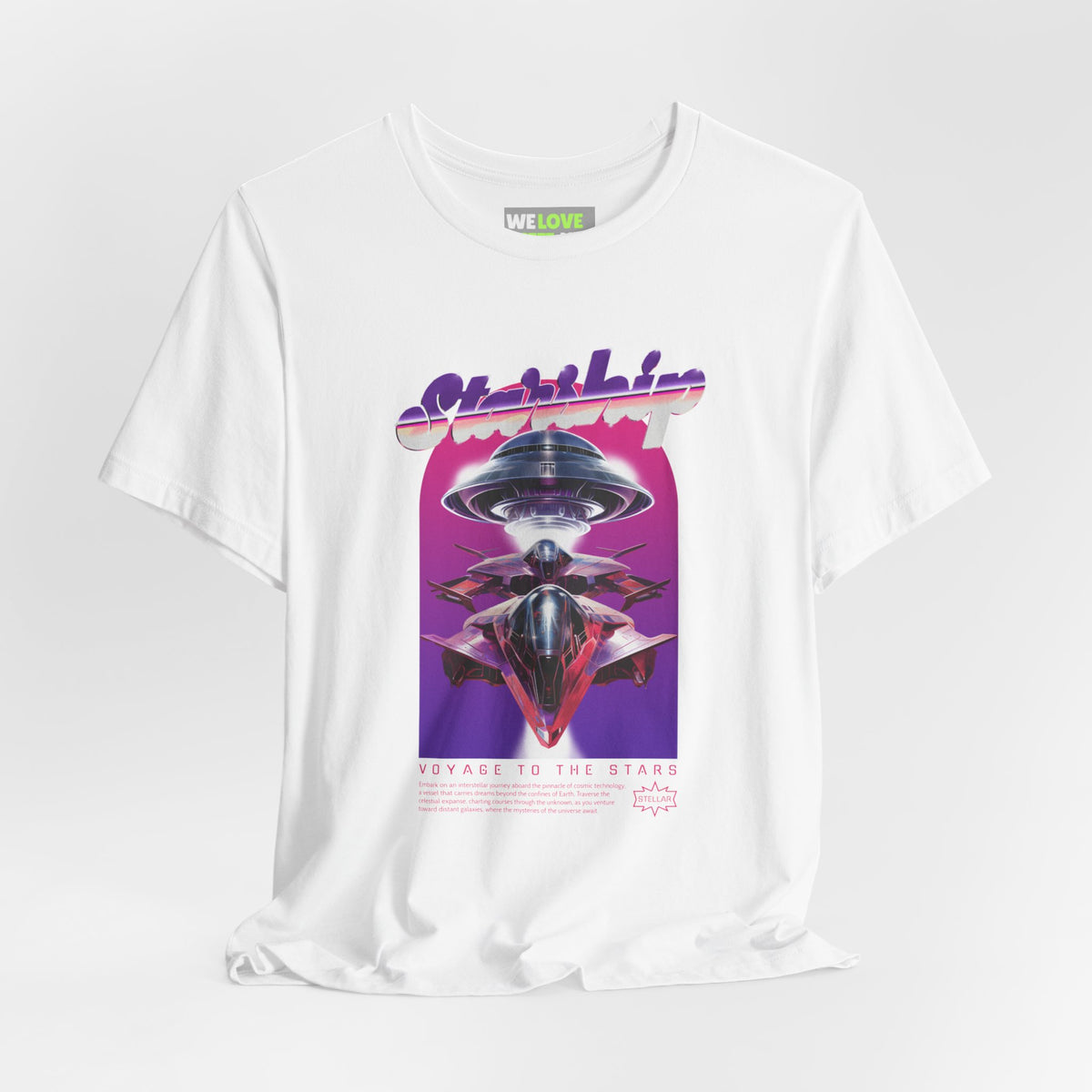 Starship Retro Sci-Fi T-Shirt | We Love Sci-Fi