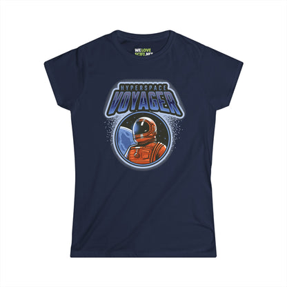 Hyperspace Voyager Astronaut Woman's Tee | WeLoveSciFi