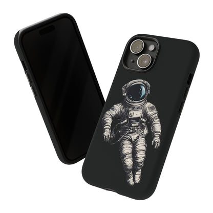 Floating Astronaut SpaceArt Sci-Fi Tough iPhone Mobile Cases