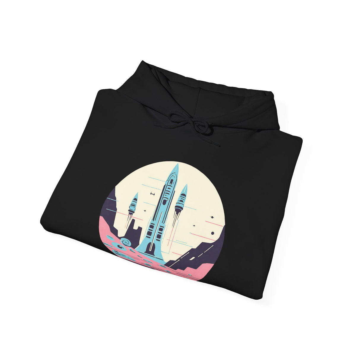 Space Art Hoodie - Sci-Fi Design for Space Enthusiasts