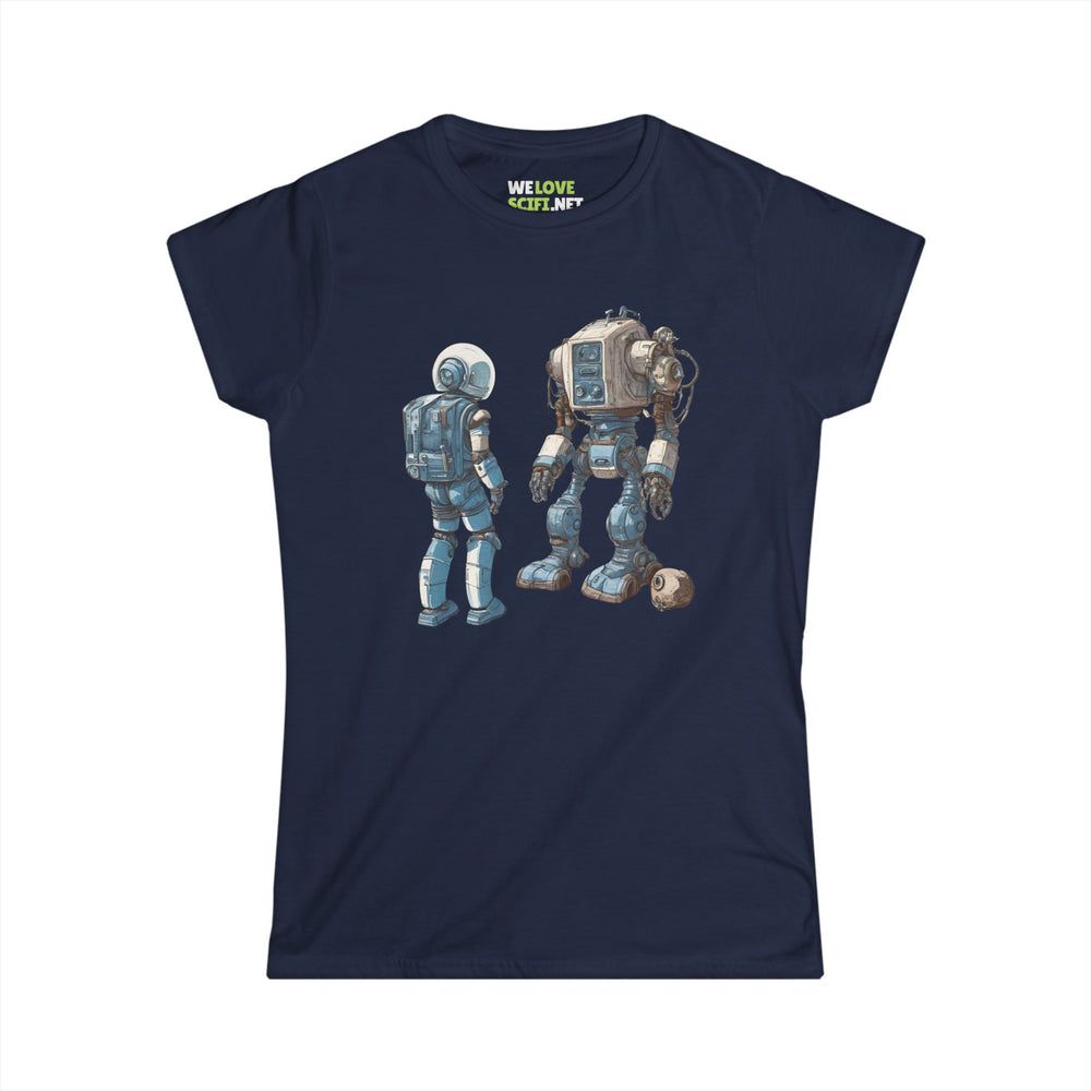 Copy of Space Player Cat SciFi Woman's Tee-welovescifi.net